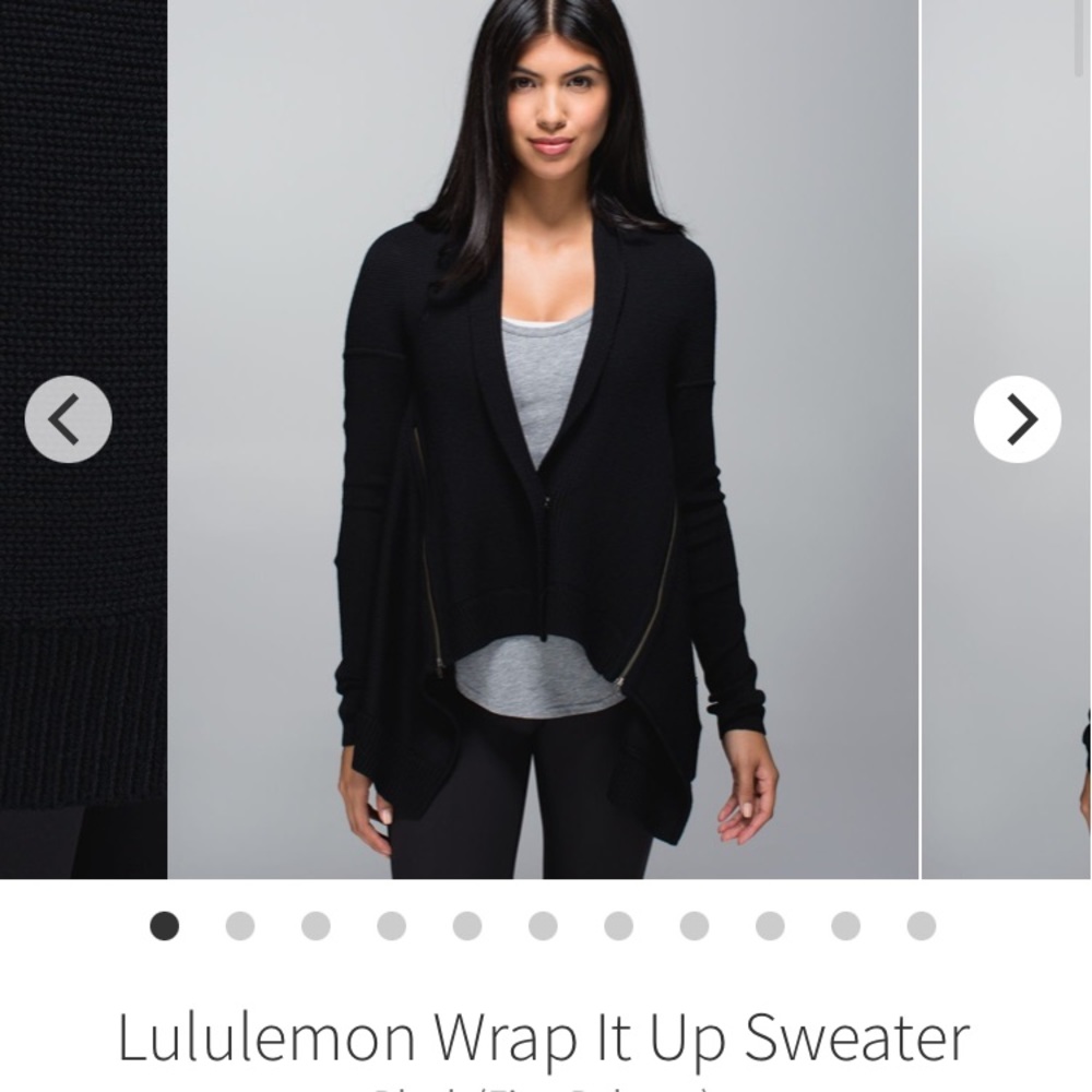 Lululemon wrap it up merino sweater 6